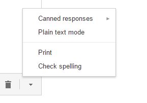 Gmail Canned Responses 