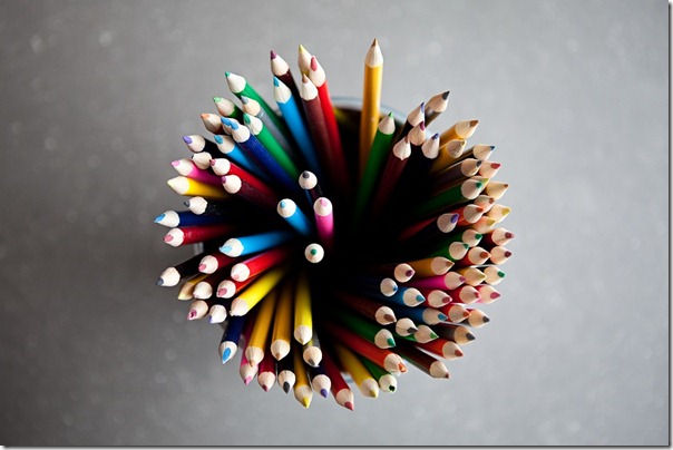pencil crayons