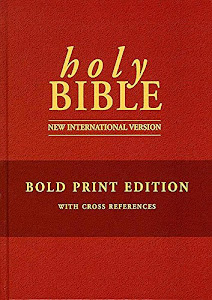 NIV Bold Print Bible with Cross References