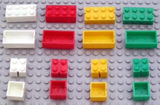 First LEGO bricks