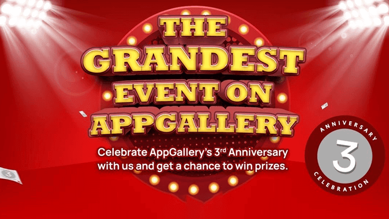 Get a chance to win a car during Huawei AppGallery's 3rd anniversary!