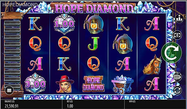 Main Slot Gratis Indonesia - Hope Diamond (Blueprint Gaming)