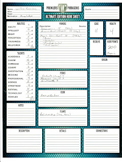 Wilow character sheet