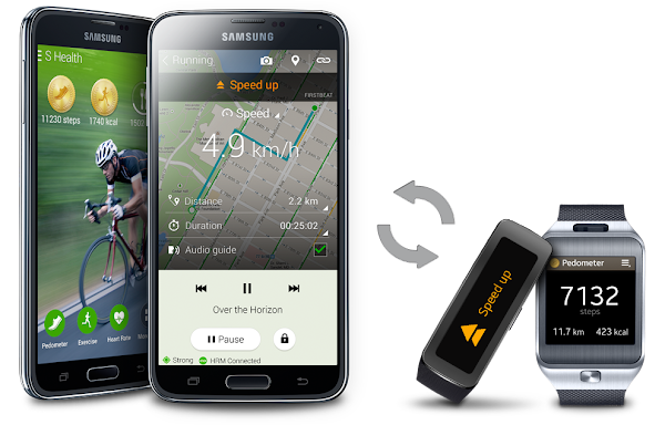 Samsung Galaxy S5 S Health Apps