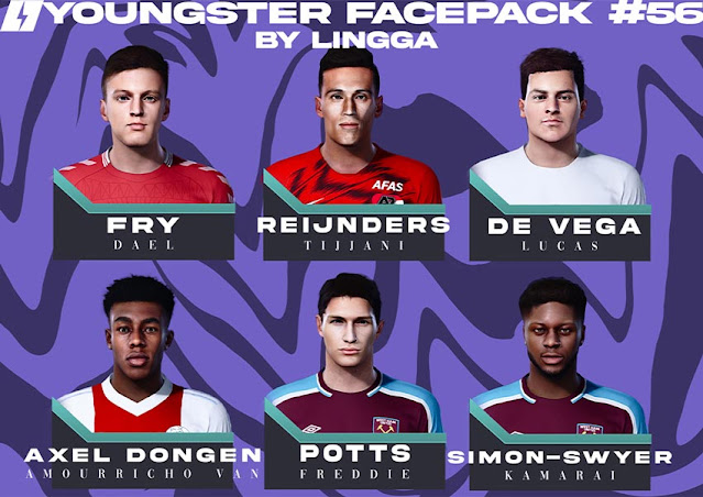 Youngster Facepack V56 For eFootball PES 2021