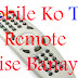 Tv remote control from android mobile 