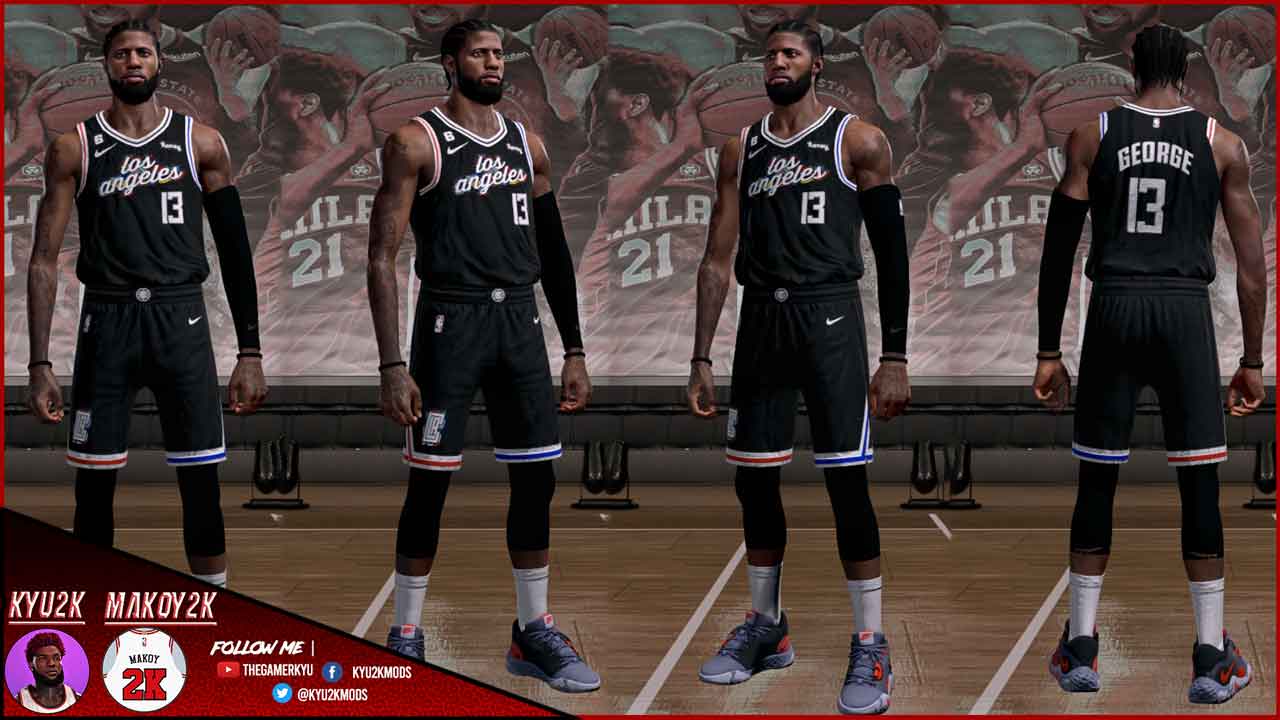 NBA 2K22 Los Angeles Clippers All Nike City Jerseys Pack (2018,  2019,2021,2022) by 2kspecialist