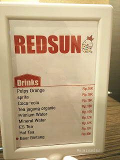 Menu Redsun Korean  Street Food