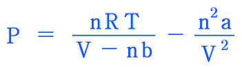 van der Waals equation
