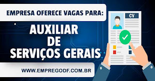 Auxiliar de Serviços Gerais