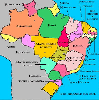 mapa do brasil estados. Otros mapas de Brasil