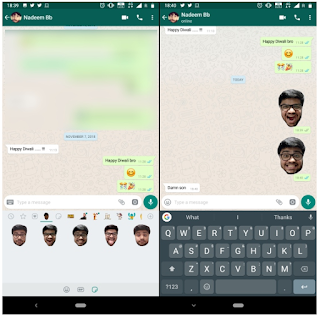 Cara membuat dan mengirim stiker wajah anda di whatsapp