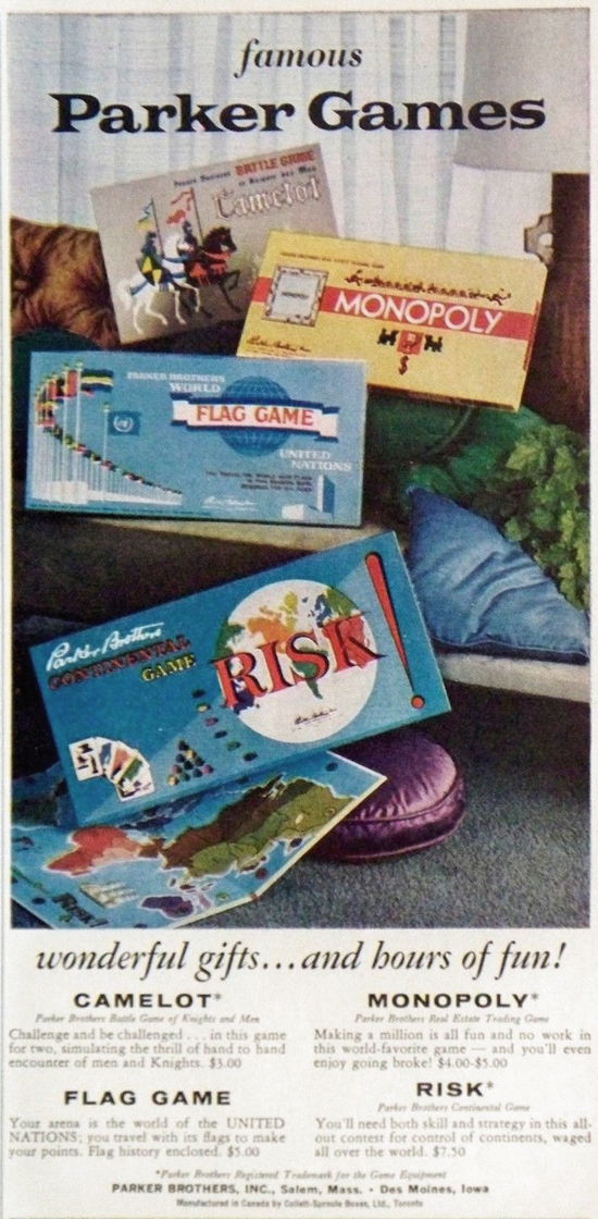 Risk advertising 1961
