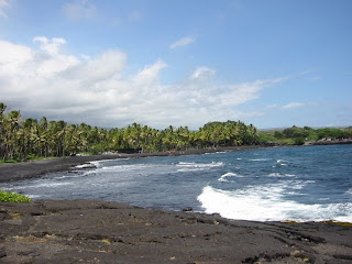 Punaluu Black Sands Beach photo