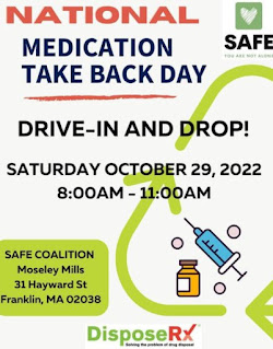 Medication take back day at SAFE Coalition - Oct 29