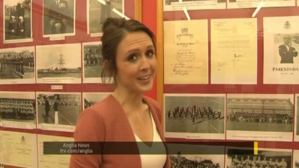 Laura Burns ITV Anglia Laura reporting yesterday