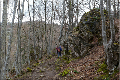 Descenso hacia el collado ‘Salsipuedes’