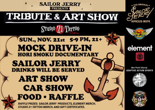  host a throwback event honoring classic tattoo artist Sailor Jerry
