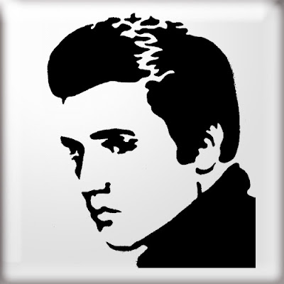 graffiti stencil, elvis graffiti