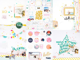 Favourite Layouts by ScatteredConfetti. // #scrapbooking #citrustwistkits 