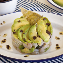 ENSALADA DE BACALAO Y AGUACATE