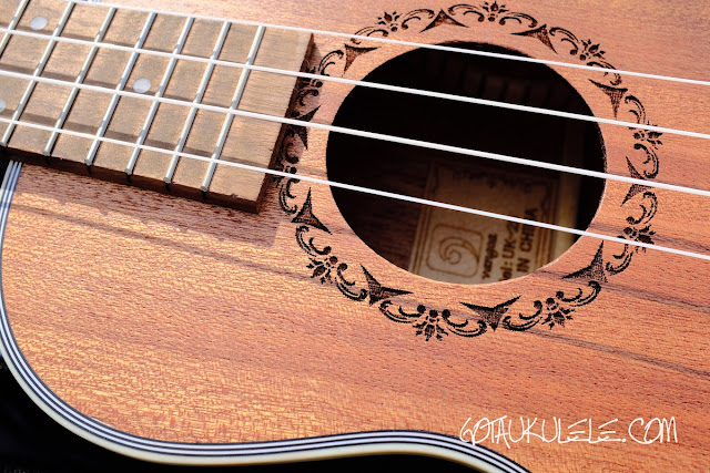 Vangoa Mahogany Concert Ukulele decoration