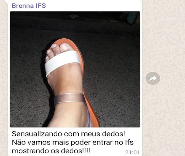 Aluna do IFS é impedida de entrar na instituição por estar mostrando os pés