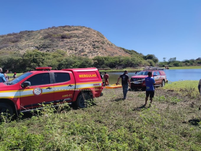 Bombeiros localizam primeiro corpo do afogamento de ontem (01) aqui em Patos
