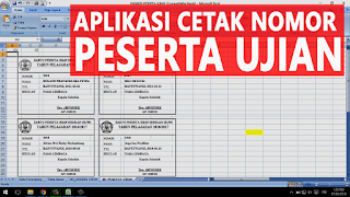 Aplikasi Nomor Peserta Ujian dari Data Peserta Didik Dapodik