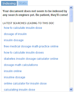 Scribd Stats - 2009 DiabetesMine Design Contest Entry