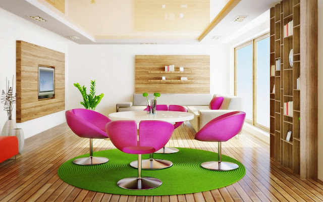 Modern Interior Design Wide Wallpaper