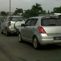 Kecelakaan di Tol Pasar Rebo