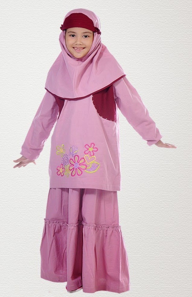 Model Baju Muslim Lebaran Anak Perempuan Murah