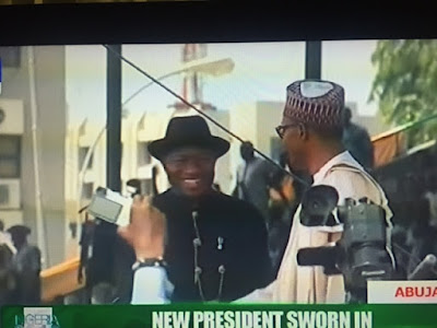 The moment Mohammadu Buhari  sworn-in as the president of Nigeria(pictures) a