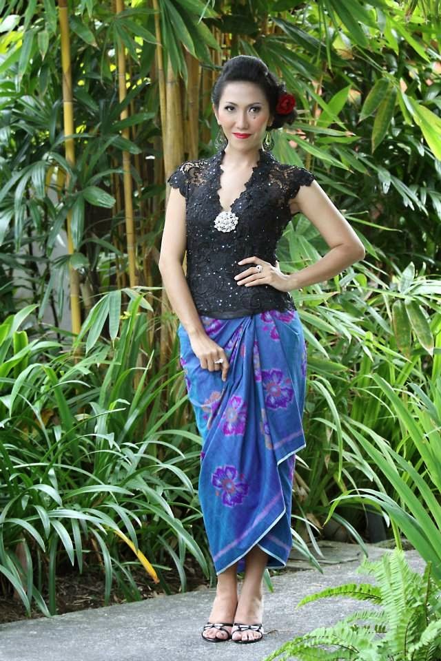 12+ Model Baju Gaun Batik Lengan Pendek