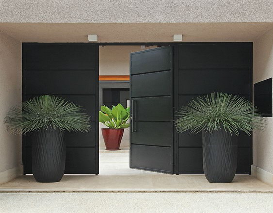 Desain Pintu Lebar Rumah Minimalis 