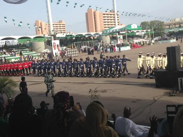The First pictures from President Buhari's Inauguration ceremony.