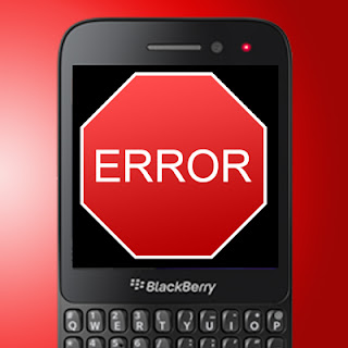 Blackberry 10 error