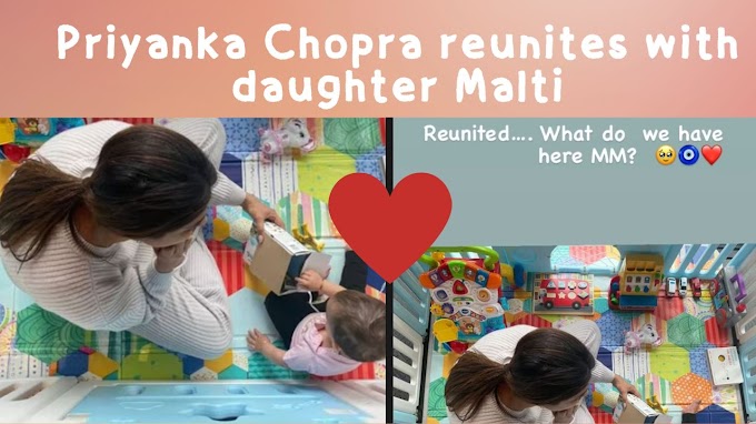 Priyanka Chopra shares a snap of her daughter Malti playing with a cardboard box