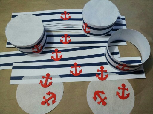  hacer sombrero marinero en papel  