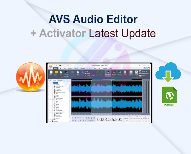 AVS Audio Editor 10.4.3.574 + Activator Latest Update