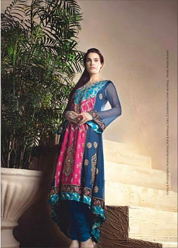 Ahsan Hussain Stylish Couture Formal Wear Frocks For Women & Girls