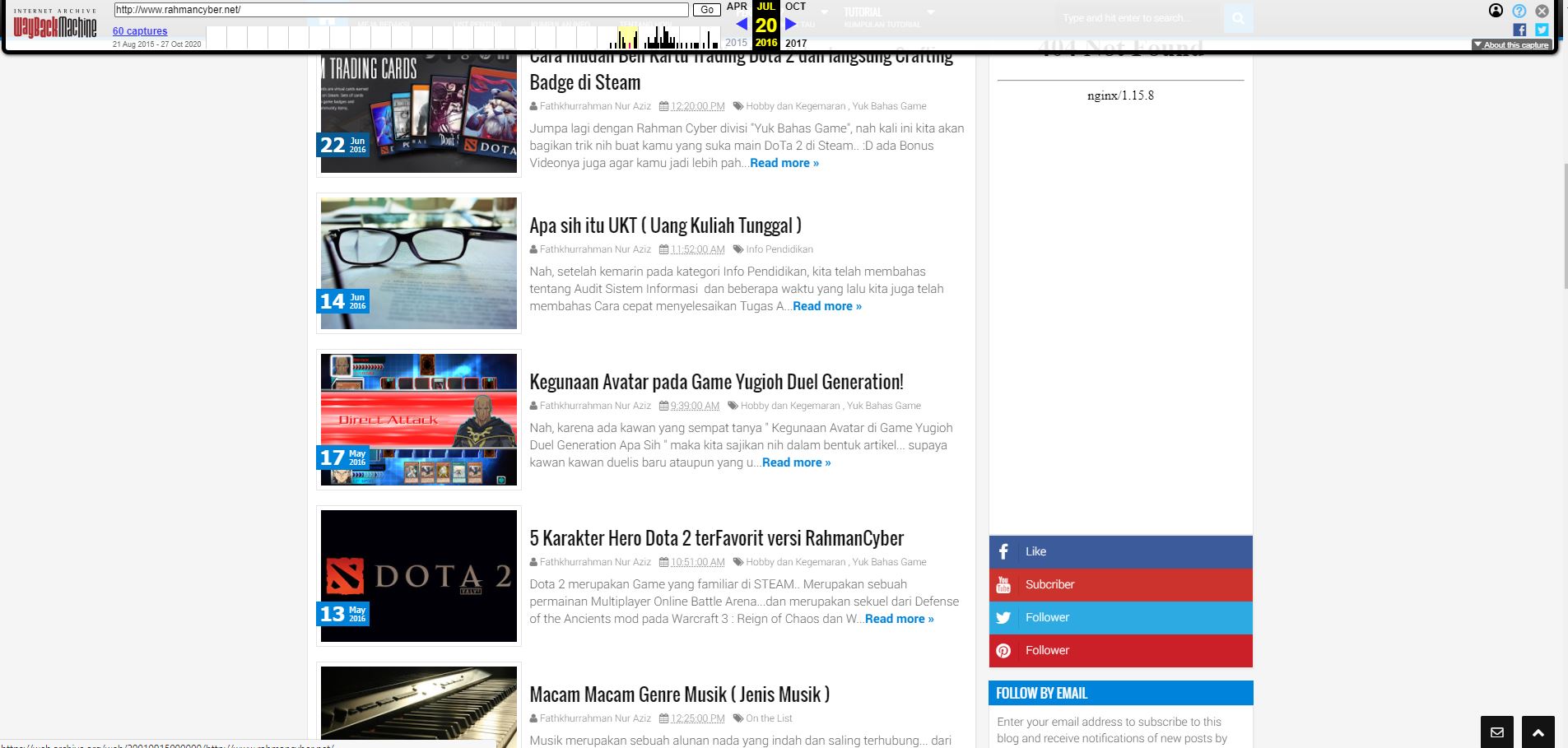 homepage arsip