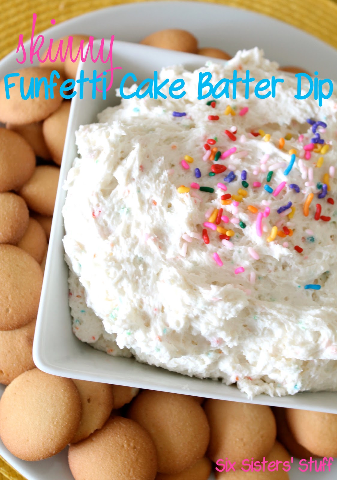 Skinny Funfetti Cake Batter Dip Recipe: