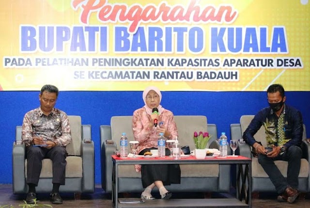 Ini Pesan Bupati Batola kepada Peserta Bimtek Apdes