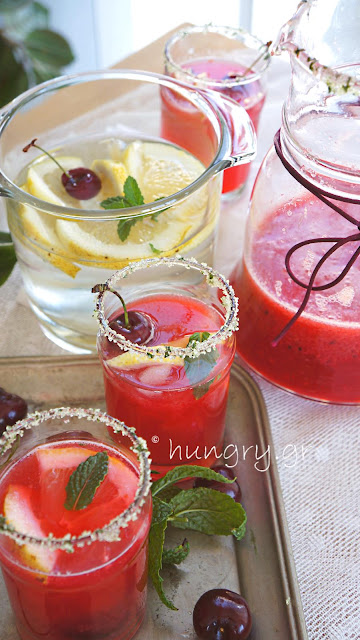 Fresh Cherry Lemonade