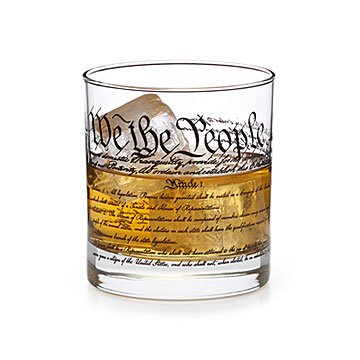 Constitution, America, Whiskey, Glass, UncommonGoods