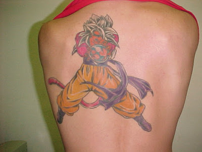 Dragonball Tattoo on Back Image Credit Link 
