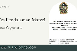  Soal TPM ASPD SMP Kota Yogyakarta 2021 Tahap 1