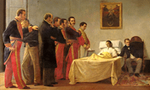 Muerte de Simón Bolívar, por Antonio Herrera Toro